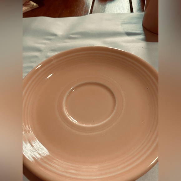 Fiesta Ware Mug & Saucer in Retired “Apricot” Color. Made between 1986-98. EUC - Picture 8 of 15